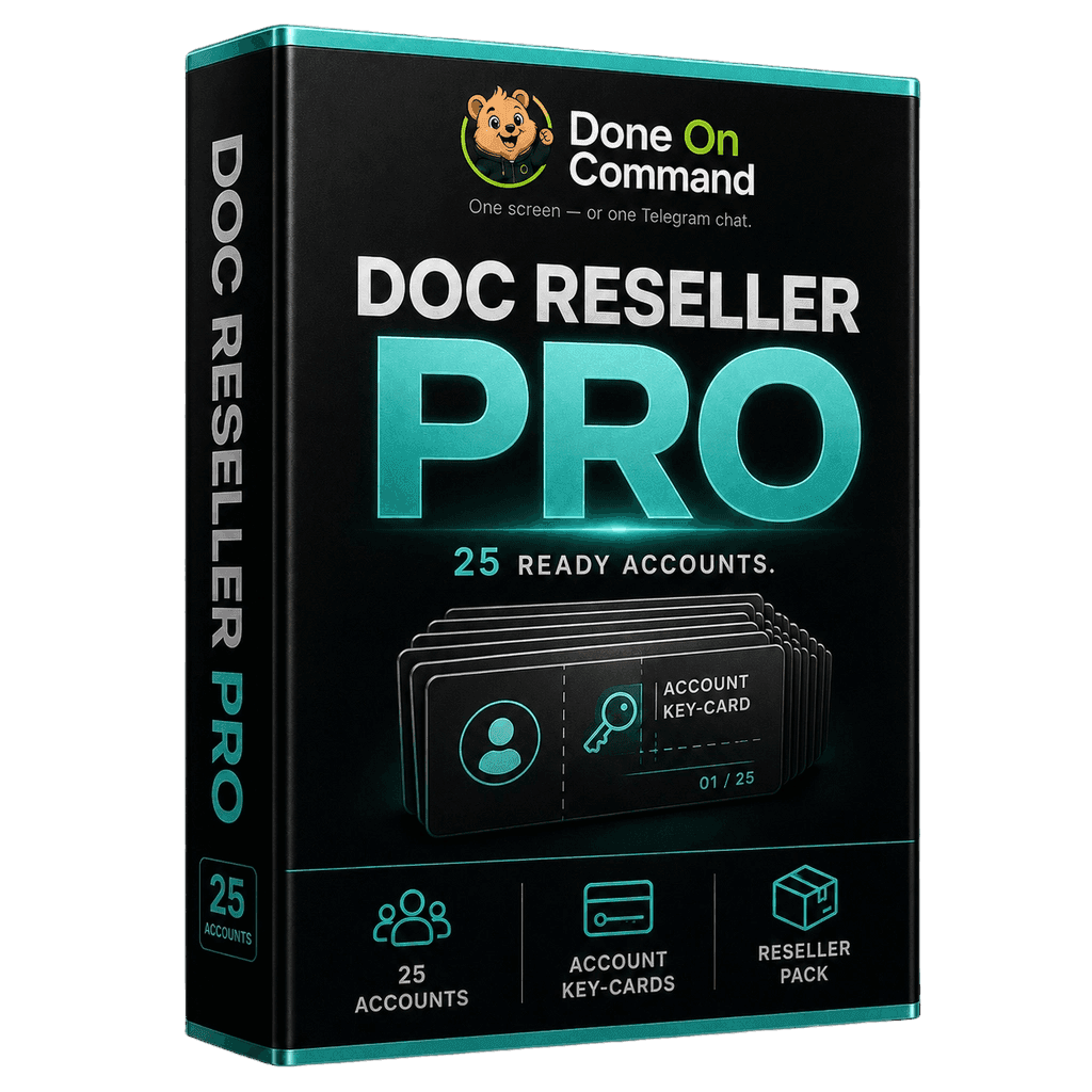 DOC Reseller Pro upgrade box